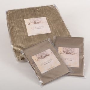 Soft Surrounding Silk Bedskirt & Pillowcases